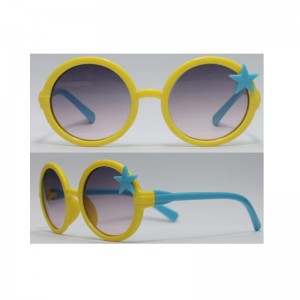 النظارات الشمسية البلاستيكية الأطفال المألوف الجديد ، دعوى للفتيات ، ألوان مختلفة متاحة